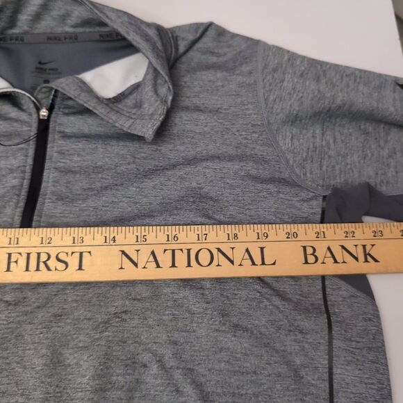 NWOT Nike Pro Hyperwarm Shirt Womens 2X Long Sleeve Grey Activewear Workout - Picture 3 of 4